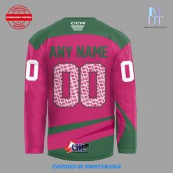 Personalization Everett Silvertips 2024 Pink The Rink Jersey