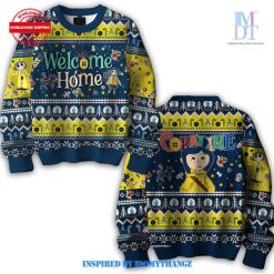 Premium Coraline Welcome Home Christmas Sweater