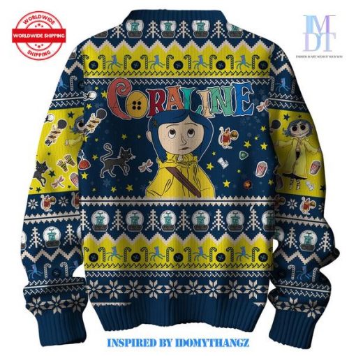 Premium Coraline Welcome Home Christmas Sweater