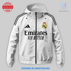 Real Madrid 24-25 Home Windbreaker Jacket