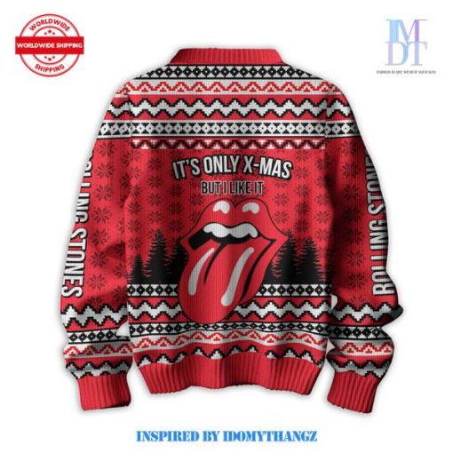 Rolling Stones It’s Only X-Mas But I Like It Sweater