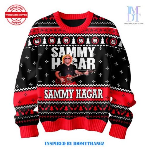 Sammy Hagar Van Hagar Christmas Sweater