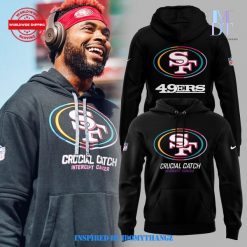 San Francisco 49ers 2024 NFL Crucial Catch Hoodie