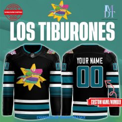 San Jose Sharks x Los Tibs 2024 Limited Hockey Jersey