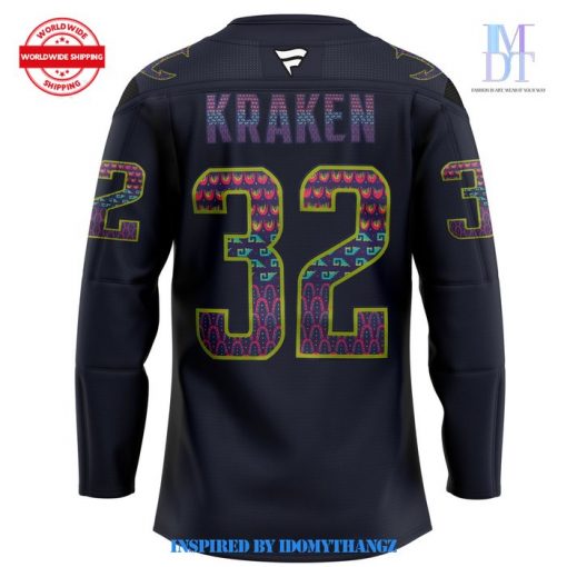 Seattle Kraken Hispanic Heritage Night 2024 Limited Edition Jersey