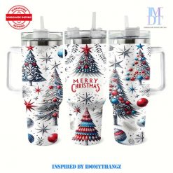 Shineful Christmas Tree Magic 40 Oz Handle Tumbler