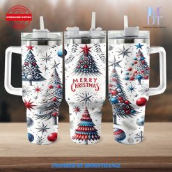 Shineful Christmas Tree Magic 40 Oz Handle Tumbler