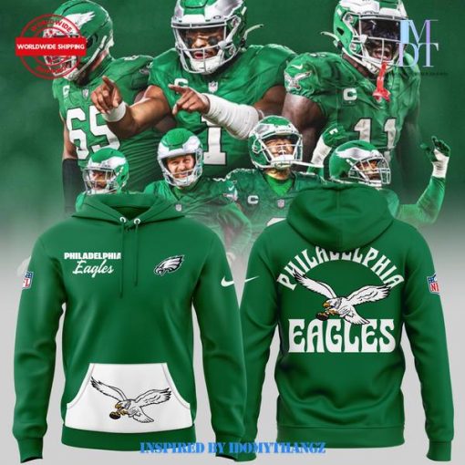 Special New Philadelphia Eagles Kelly Green Hoodie