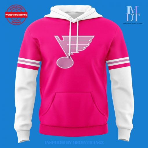 St. Louis Blues Pink At The Rink 2024 Hoodie