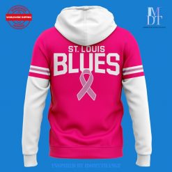 St Louis Blues Pink At The Rink 2024 Hoodie