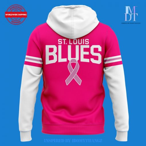 St. Louis Blues Pink At The Rink 2024 Hoodie