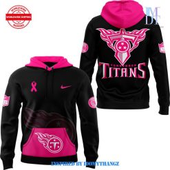 Tennessee Titans 2024 NFL Breast Cancer Club Pullover Hoodie