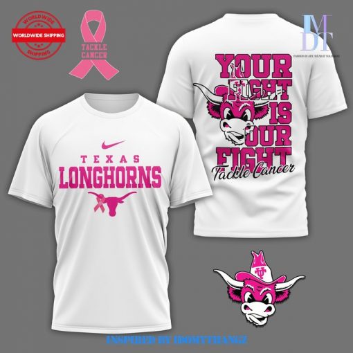 Texas Longhorns Tackle Cancer 2024 T-Shirt