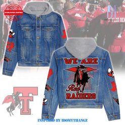 Texas Tech Red Raiders We Are Red Raiders Hooded Denim Jacket