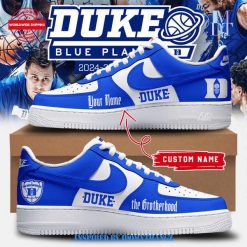 The Brotherhood Duke Blue Planet Basketball Custom Air Force 1