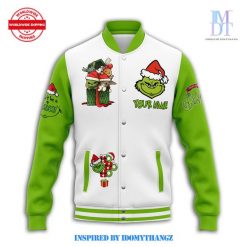 The Grinch Feeling Extra Grinchy Today Custom Baseball Jacket