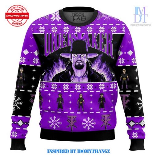 The Undertaker WWE Ugly Christmas Sweater