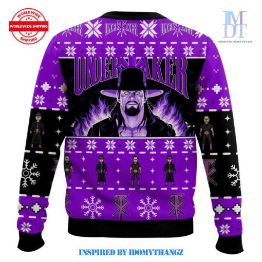 The Undertaker WWE Ugly Christmas Sweater