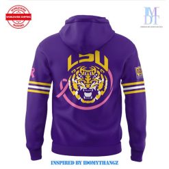 Tiger Stadium 100 Years Celebration LSU Breast Cancer Awareness Month Hoodie