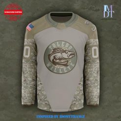 Toledo Walleye Military Appreciation Night 2024 Hockey Jersey