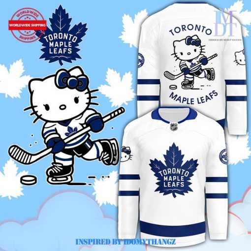 Toronto Maple Leafs x Hello Kitty 50th Anniversary Exclusive Hockey Jersey