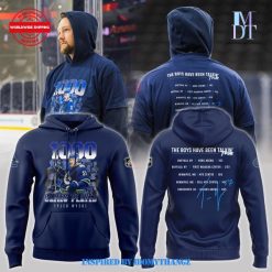 Vancouver Canucks 1000 Games Played Tyler Myers Hoodie