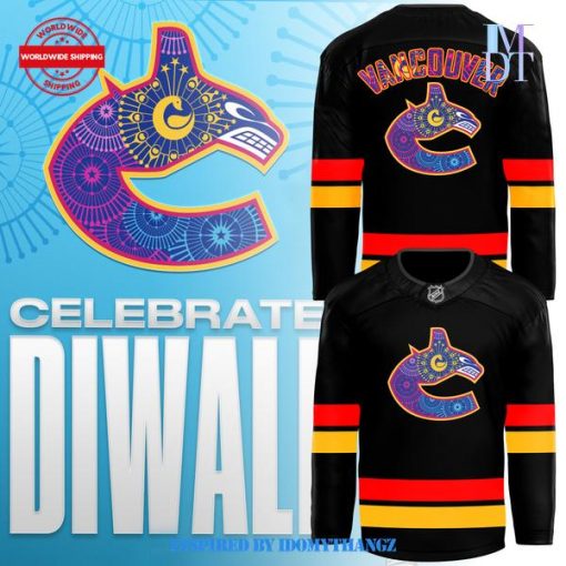 Vancouver Canucks Diwali Night Hockey Jersey