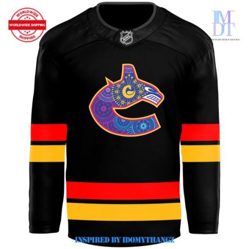 Vancouver Canucks Diwali Night Hockey Jersey