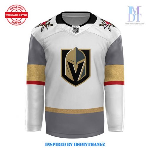 Vegas Golden Knights x Hello Kitty 2024 White Jersey