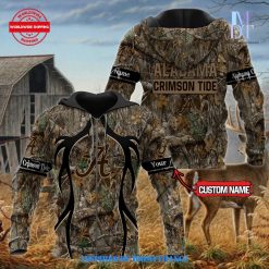 Alabama Crimson Tide Hunting Hoodie Zip Hoodie