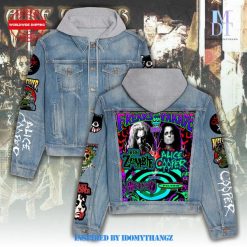 Alice Cooper Freaks On Parade Denim Hood Jacket