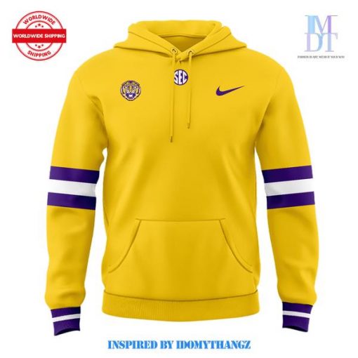 Alternate Gold LSU Tigers Football Hoodie