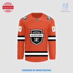 Anaheim Ducks 2024 Law Enforcement Appreciation Night Jersey