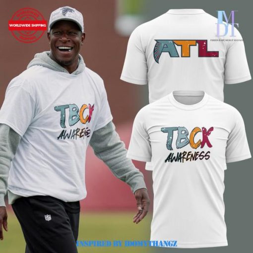 Atlanta Falcons x TBCK Awareness White Shirt