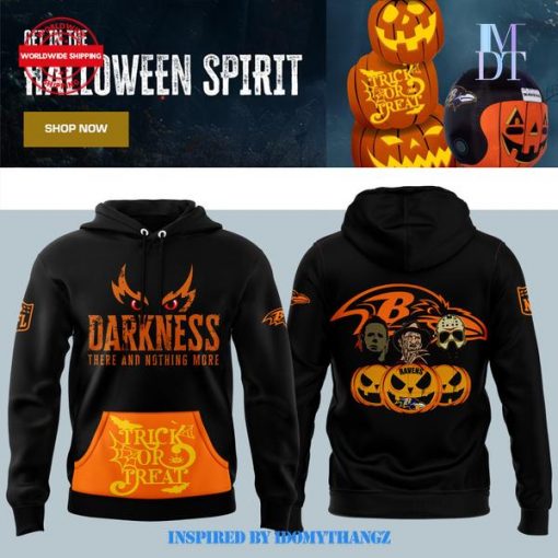 Baltimore Ravens Halloween Darkness Hoodie 2024