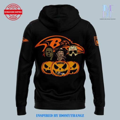 Baltimore Ravens Halloween Darkness Hoodie 2024