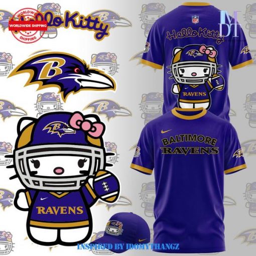 Baltimore Ravens x Hello Kitty Shirt