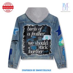 Billie Eilish Birds Of A Feather Hooded Denim Jacket