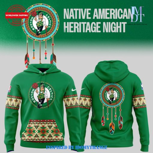 Boston Celtics 2024 Native American Heritage Month Limited Edition Hoodie