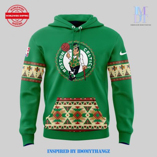 Boston Celtics 2024 Native American Heritage Month Limited Edition Hoodie