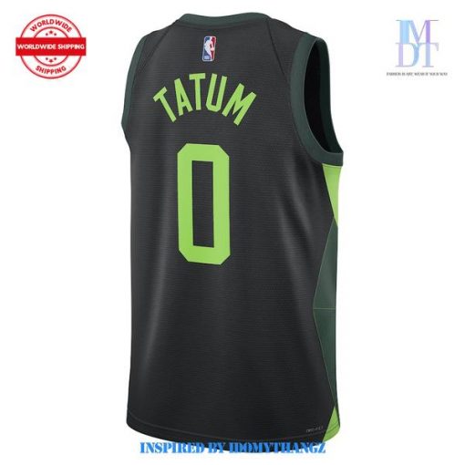 Boston Celtics 2024-2025 Fast Break Player Black Jersey