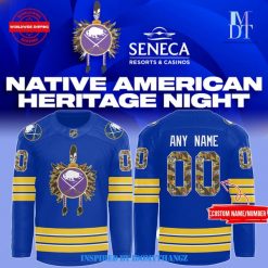 Buffalo Sabres 2024 Native American Heritage Month Jersey