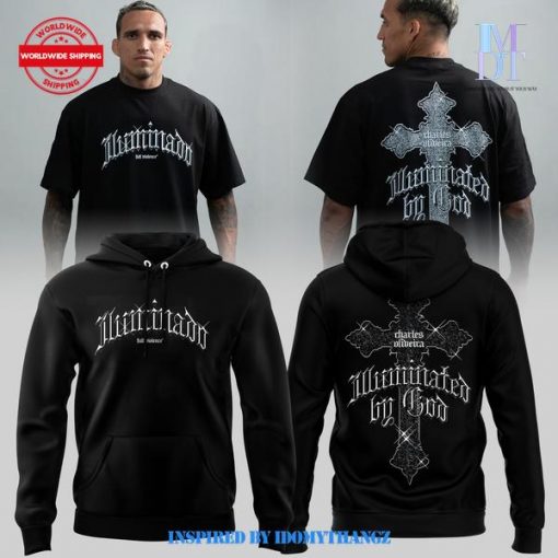 Charles Oliveira Illuminated By God Black Hoodie