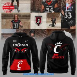 Cincinnati Bearcats Football All Black For Nippert Hoodie