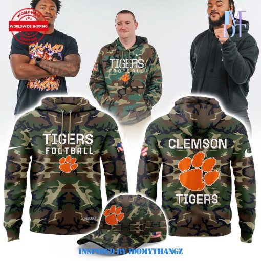 Clemson Tigers Football 2024 Military Appreciation Limited Edition V3 Hoodie