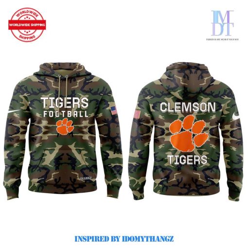 Clemson Tigers Football 2024 Military Appreciation Limited Edition V3 Hoodie