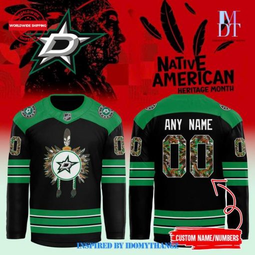 Dallas Stars Native American Heritage Month Jersey