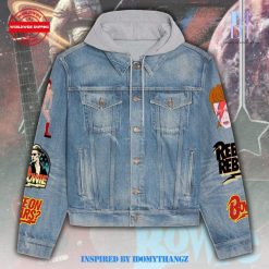 David Bowie I Absolutely Love You Hooded Denim Jacket