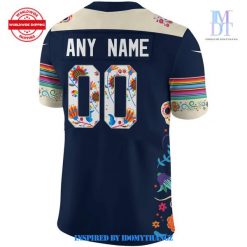 Denver Broncos Dia De Los Muertos Personalized Jersey