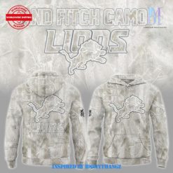 Detroit Lions And Fitch Camo Hoodie